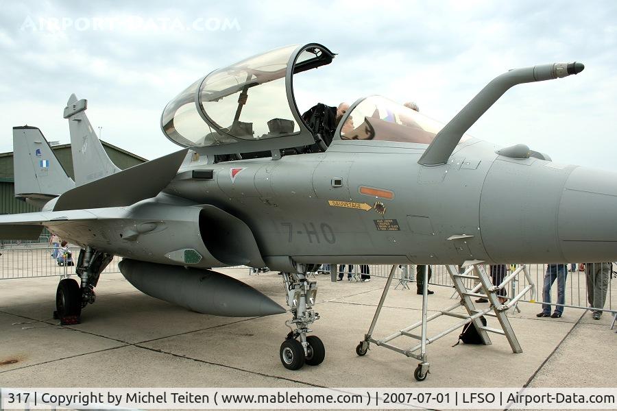 317, Dassault Rafale B C/N 317, Escadron de Chasse 1/7 Provence from Armee de l'Air