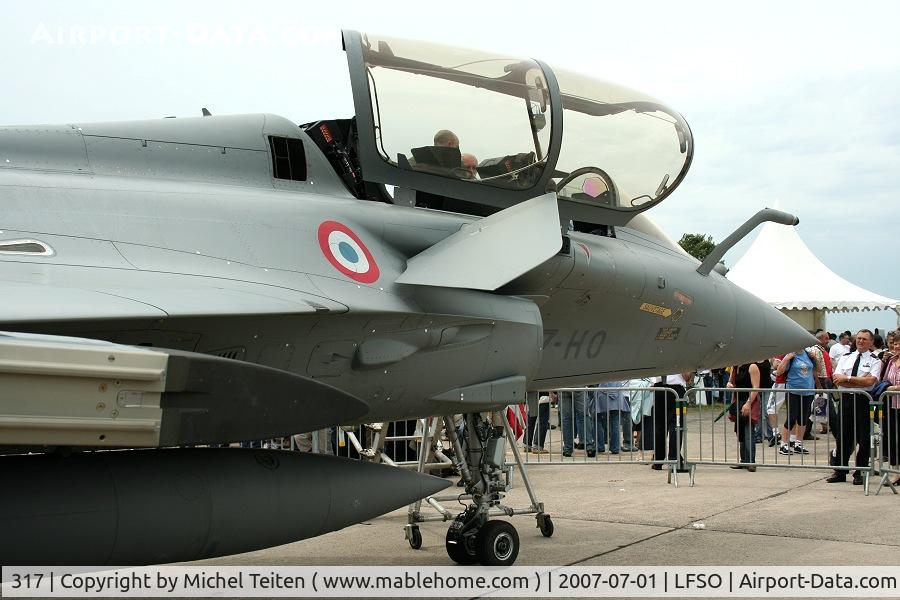 317, Dassault Rafale B C/N 317, Escadron de Chasse 1/7 Provence from Armee de l'Air