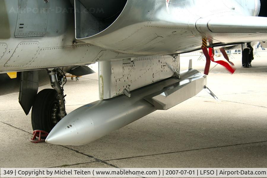 349, Dassault Mirage 2000N C/N 306, ASMP nuclear missile - Escadron de Reconnaissance 2/33 