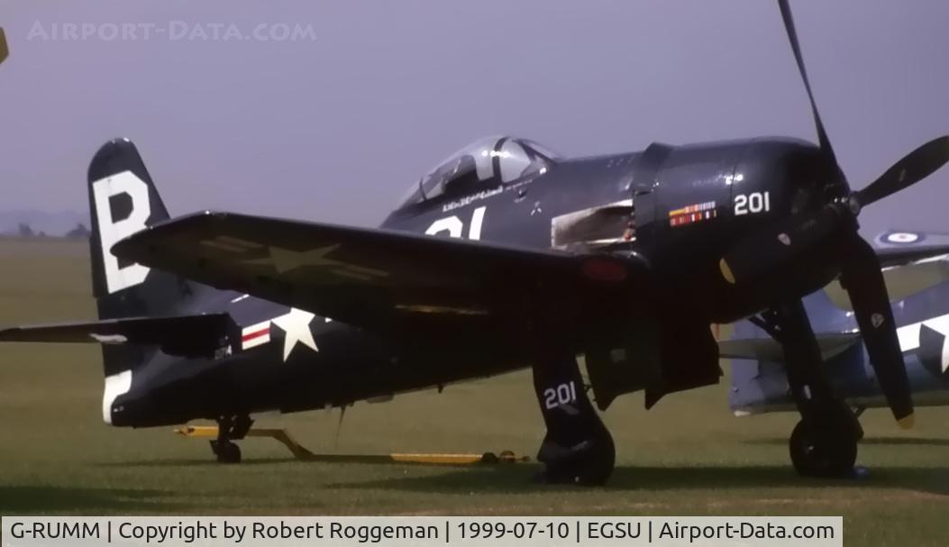 G-RUMM, 1948 Grumman F8F-2 (G58) Bearcat C/N D.1088, Painted in U.S.Navy colors 201 B 121714.TFC.