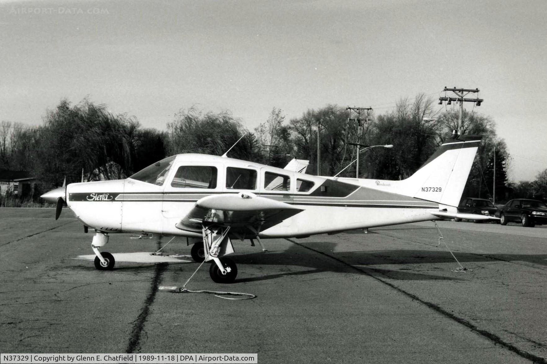 N37329, Beech C24R C/N MC738, Photo taken for aircraft recognition training.