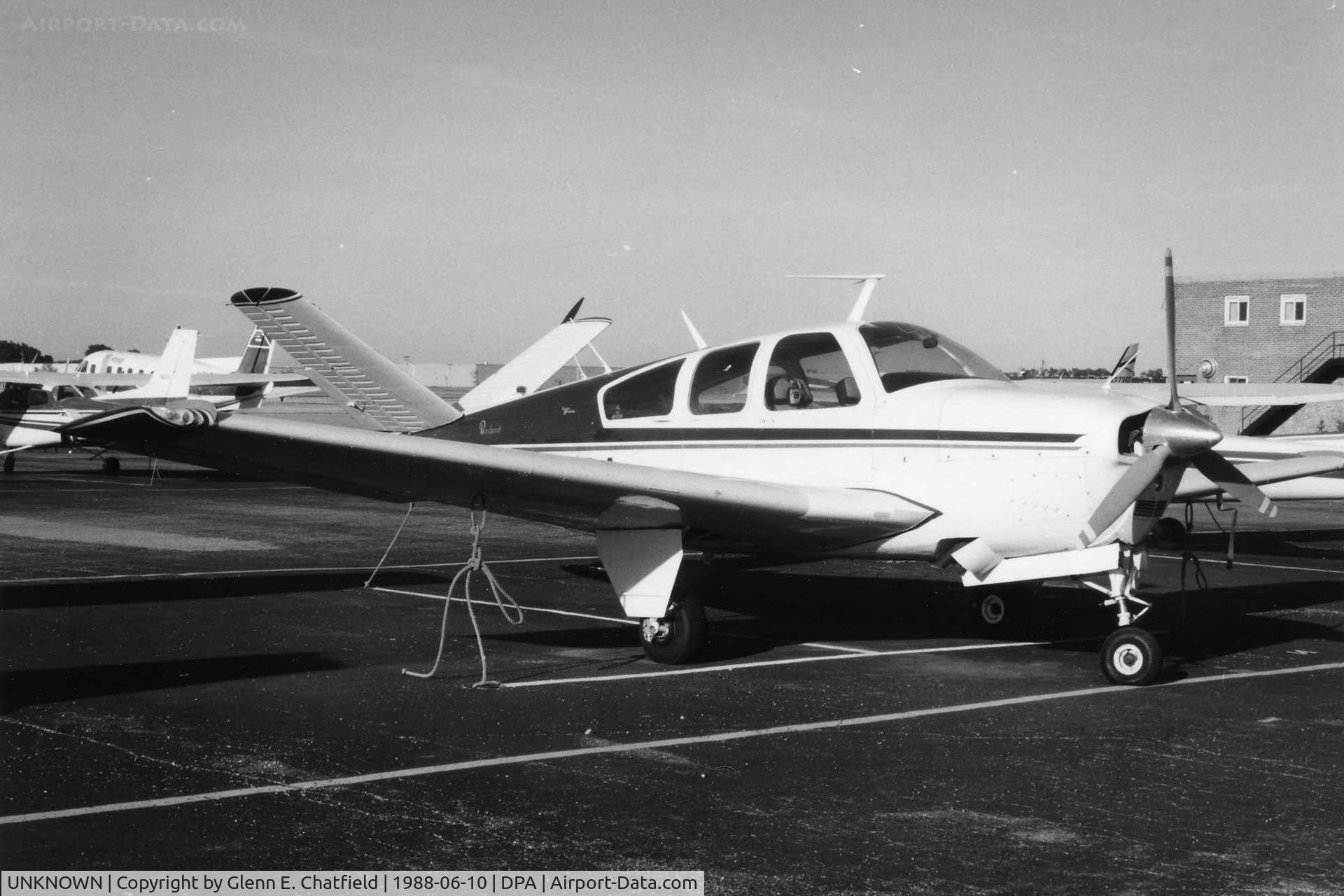 UNKNOWN, , Photo taken for aircraft recognition training.  Beech Bonanza 35