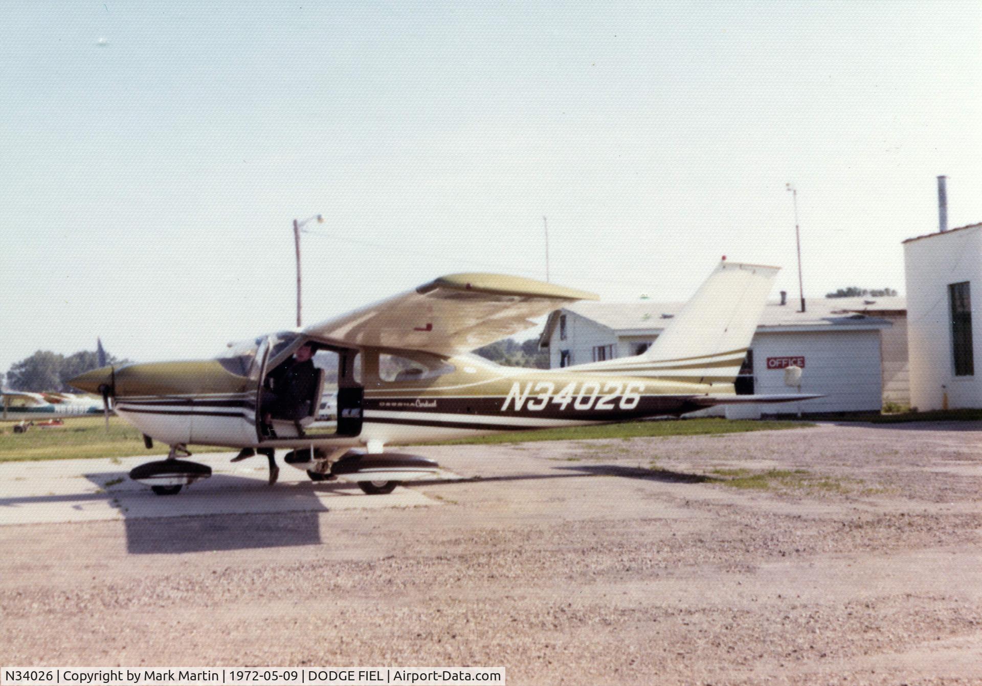N34026, 1970 Cessna 177B Cardinal C/N 17701603, Dodge Field, Camp Dodge, Iowa