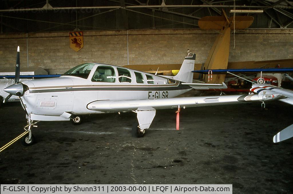 F-GLSR, Beech A36 Bonanza 36 C/N E-2120, Inside Airclub's hangard...