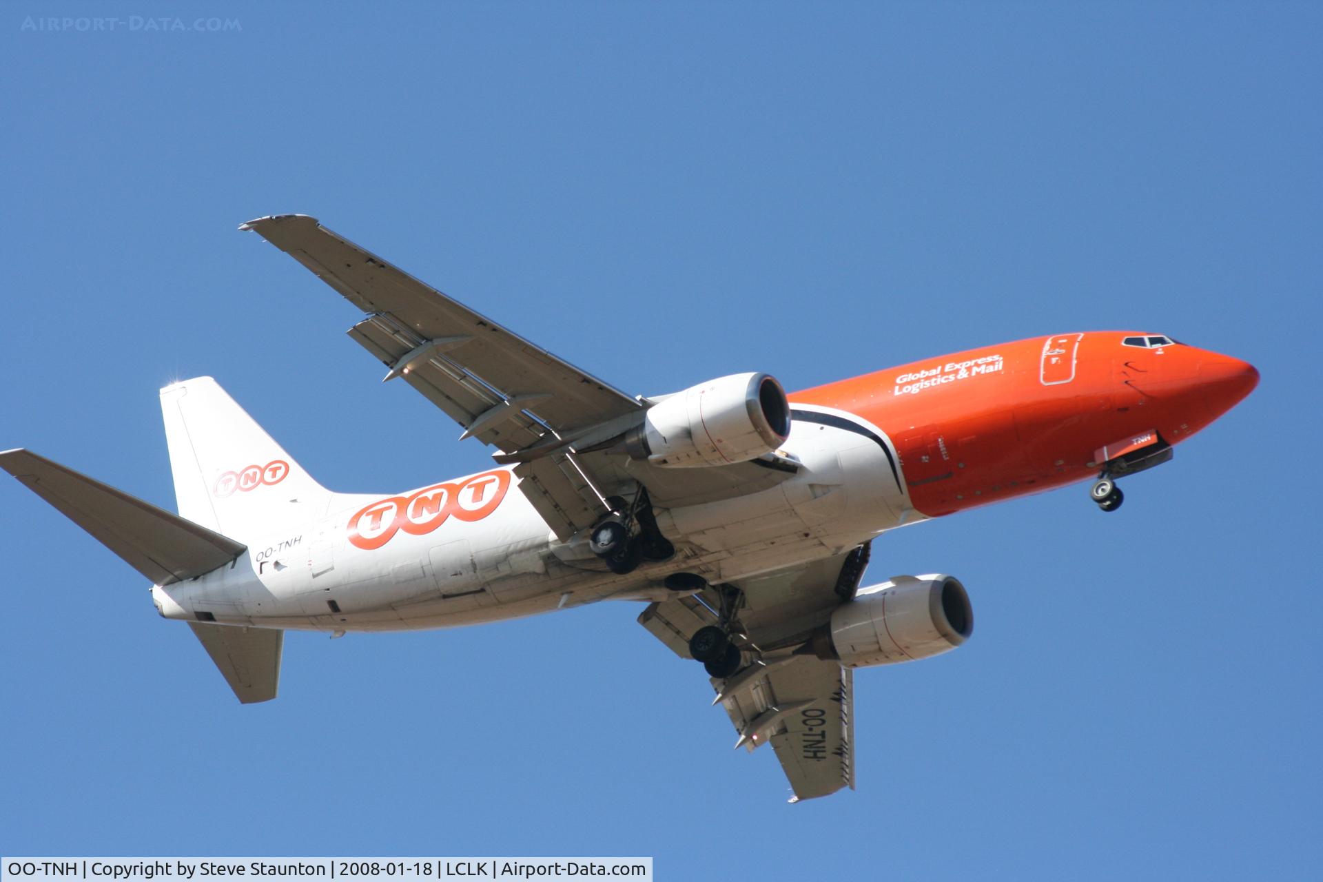 OO-TNH, 1988 Boeing 737-301F C/N 23930/1539, Taken in the Larnaca area 18th January 2008