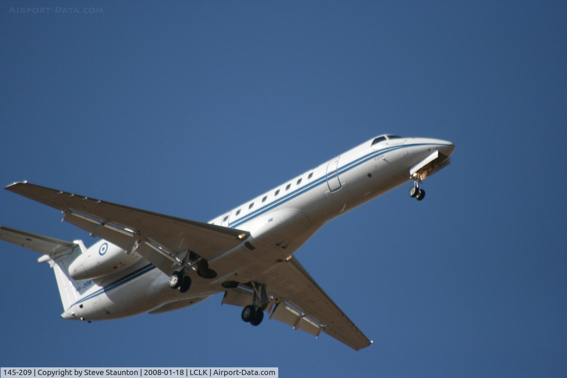 145-209, 1999 Embraer ERJ-135LR (EMB-135LR) C/N 145209, Taken in the Larnaca area 18th January 2008
