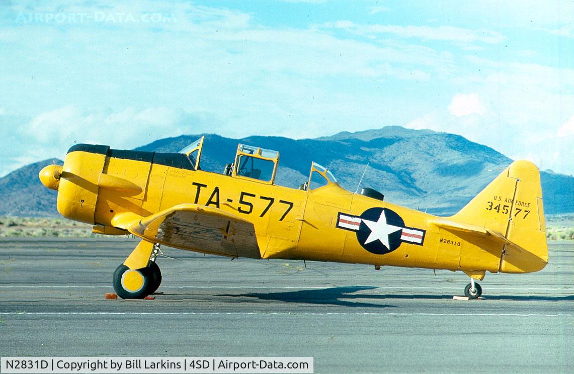 N2831D, 1941 North American T-6G Texan C/N 197-73, At the Reno Air Races