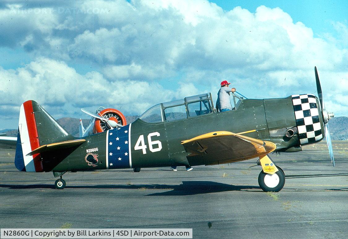 N2860G, North American SNJ-6 Texan C/N 121-43121, Reno Air Races