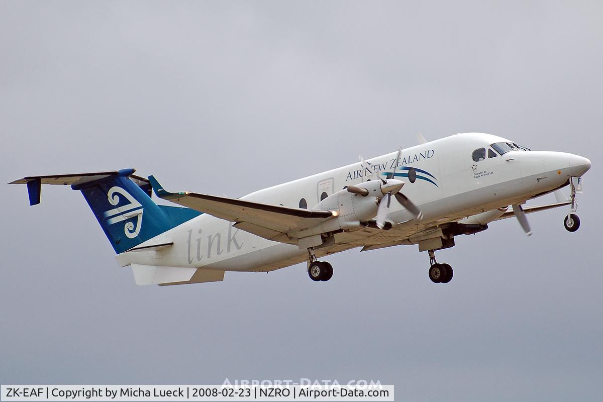 ZK-EAF, 2001 Raytheon 1900D C/N UE-429, At Rotorua