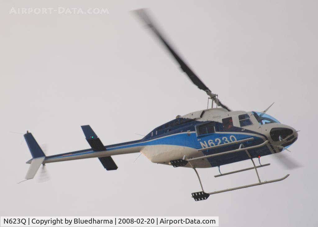 N623Q, 1988 Bell 206L-3 LongRanger III C/N 51258, Flight over Columbine High School
