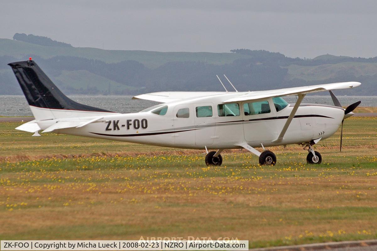 ZK-FOO, Cessna 207 C/N 20700075, At Rotorua