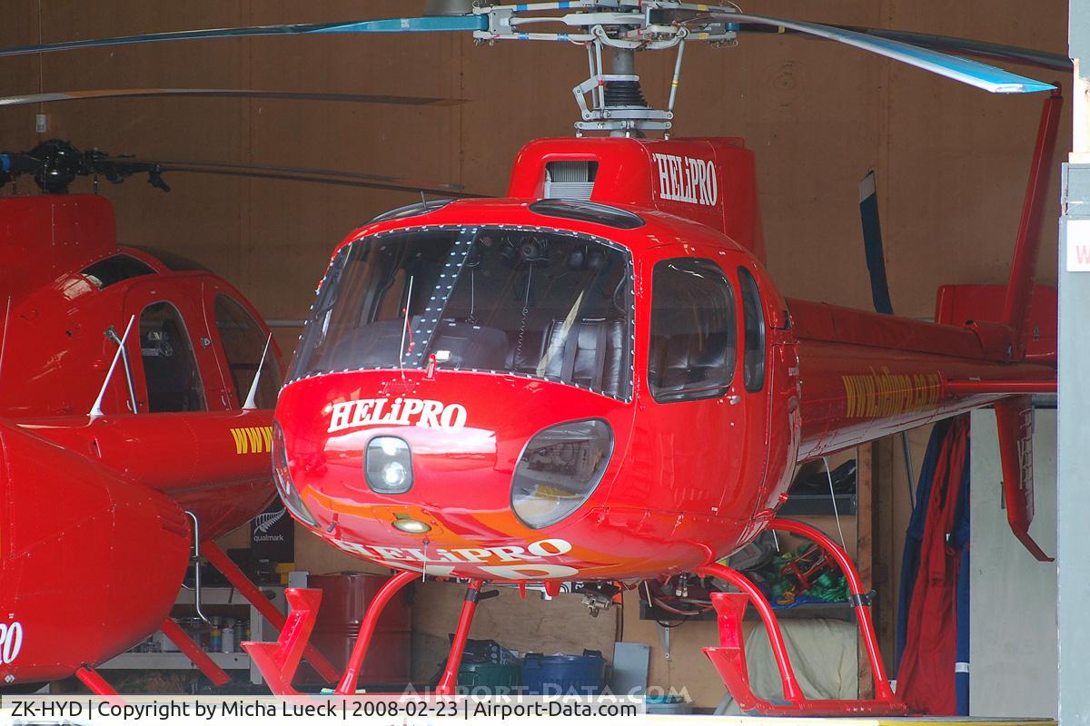 ZK-HYD, Aerospatiale AS-350D AStar Mk3 C/N 1258, At Whakarewarewa in Rotorua