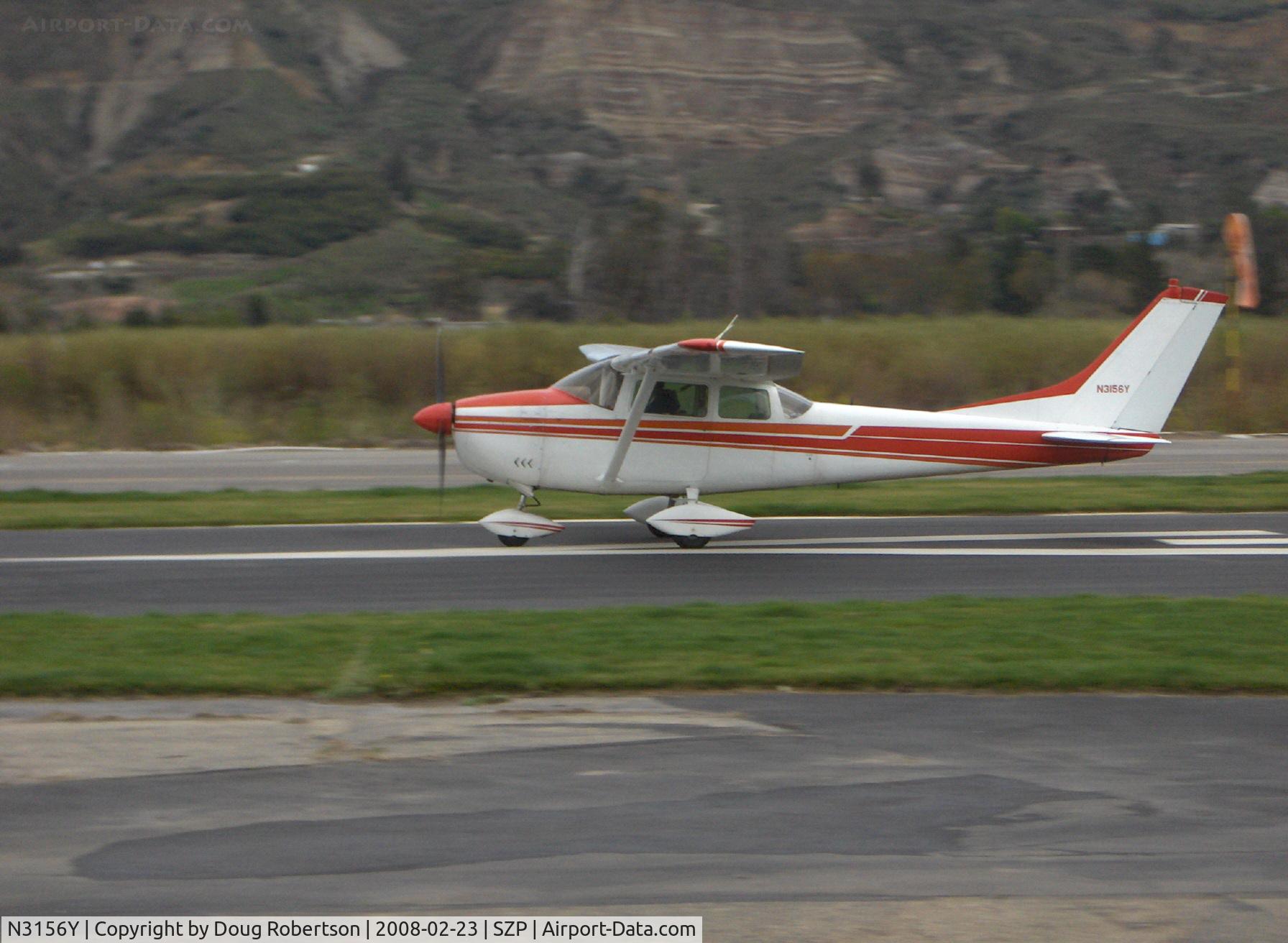 N3156Y, 1962 Cessna 182E Skylane C/N 18254156, 1962 Cessna 182E SKYLANE, Continental O-470-S 230 Hp, takeoff roll Rwy 04