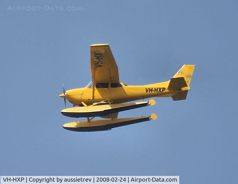 VH-HXP, 1976 Cessna R172K Hawk XP C/N R1722019, Cessna Sea plane heading down the Gold Coast on the last Sunday of Summer