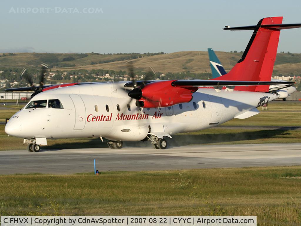 C-FHVX, 1998 Dornier 328-100 C/N 3094, Taxiing to Rwy 28 via taxi-way Foxtrot