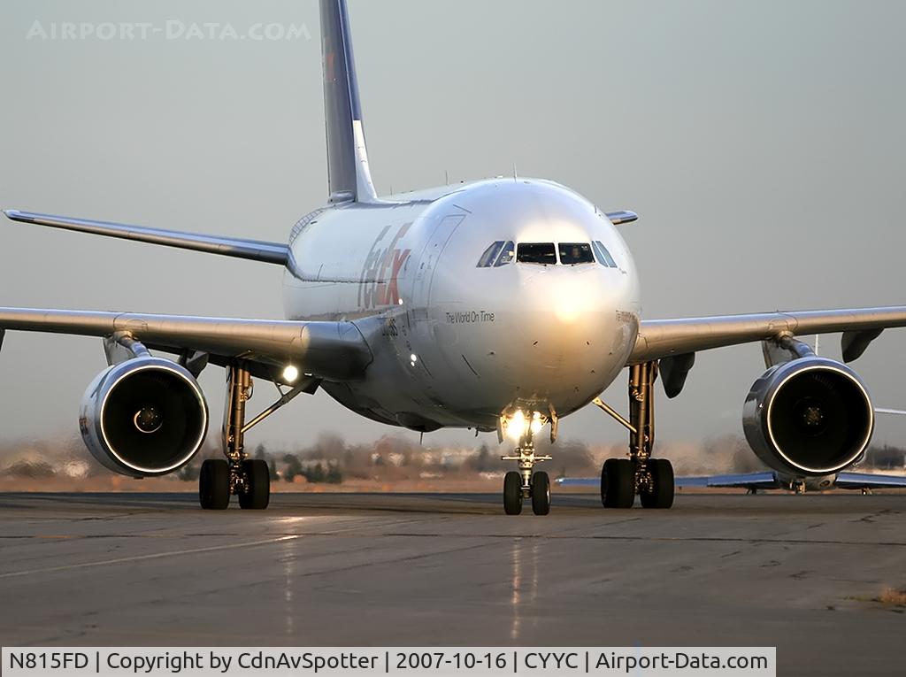 N815FD, 1992 Airbus A310-324 C/N 638, Turning off Rwy 16 right in front of my location