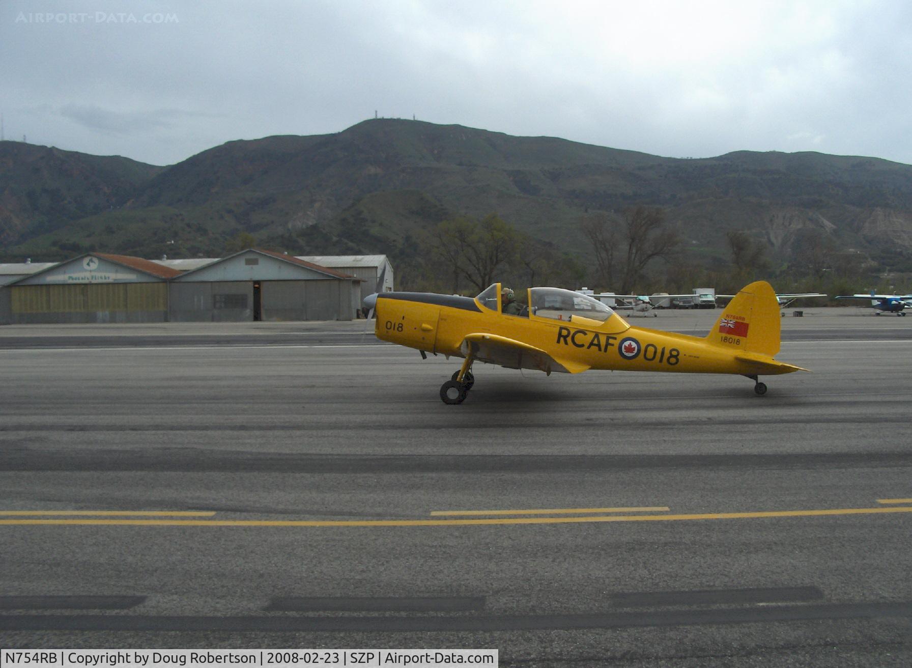 N754RB, 1952 De Havilland DHC-1 Chipmunk T.10 C/N C1/0532, 1952 DeHavilland DHC-1 CHIPMUNK 145 Hp Bristol-Siddeley (D.H.) Gipsy Major 8, taxi to Rwy 22