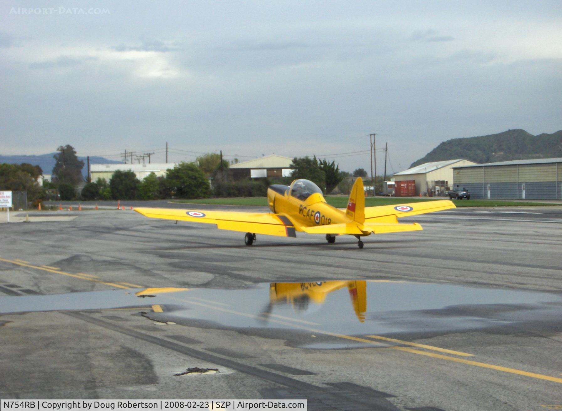 N754RB, 1952 De Havilland DHC-1 Chipmunk T.10 C/N C1/0532, 1952 DeHavilland DHC-1 CHIPMUNK 145 Hp Bristol-Siddeley (D.H.) Gipsy Major 8, runup for Rwy 22