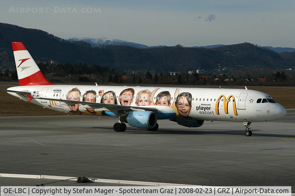 OE-LBC, 1996 Airbus A321-111 C/N 581, Austrian Airlines A321