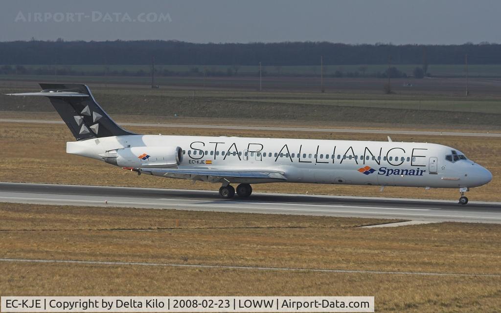 EC-KJE, 1989 McDonnell Douglas MD-87 (DC-9-87) C/N 49606, SPANAIR MD87