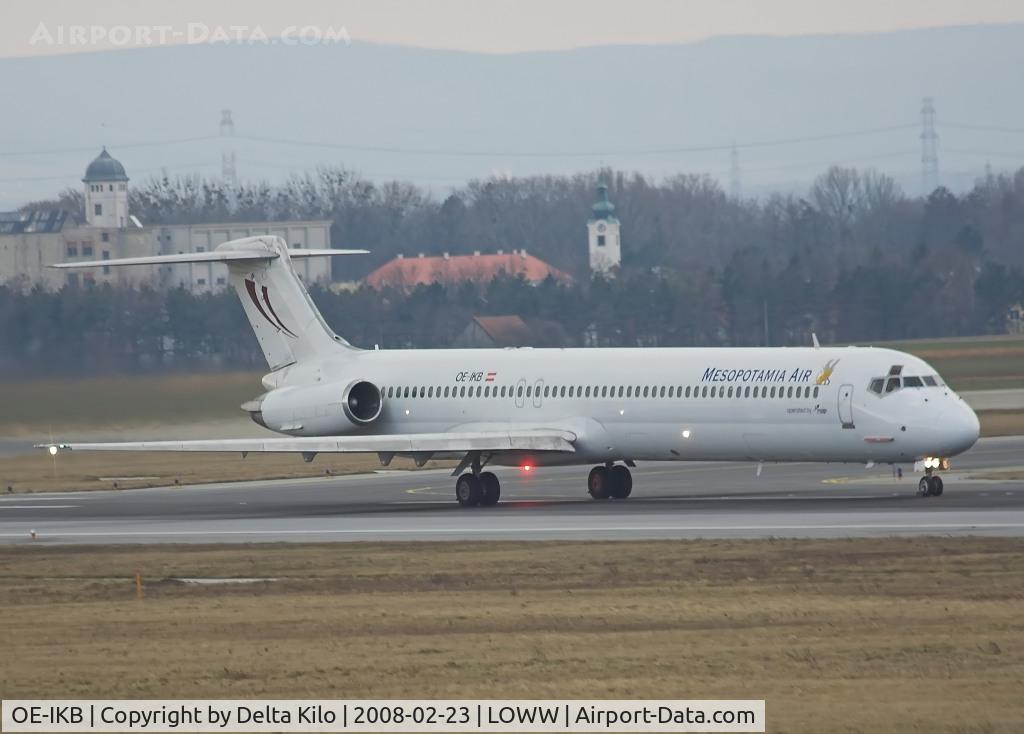 OE-IKB, 1986 McDonnell Douglas MD-83 (DC-9-83) C/N 49448, Mesapotamien Air MD 83 operated by MAP