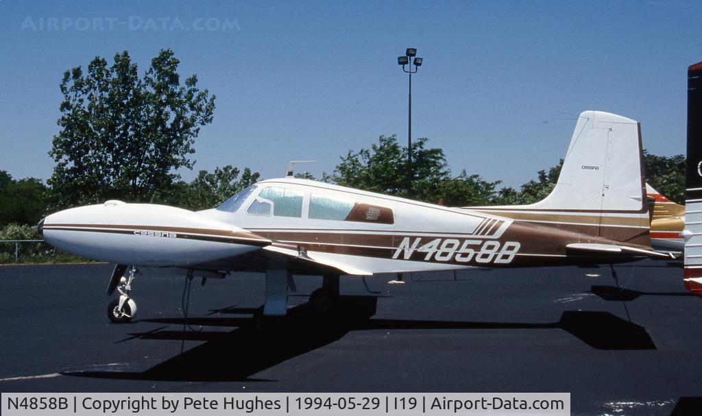 N4858B, 1955 Cessna 310 C/N 35158, N4858B Cesna 310 at Greene County OH