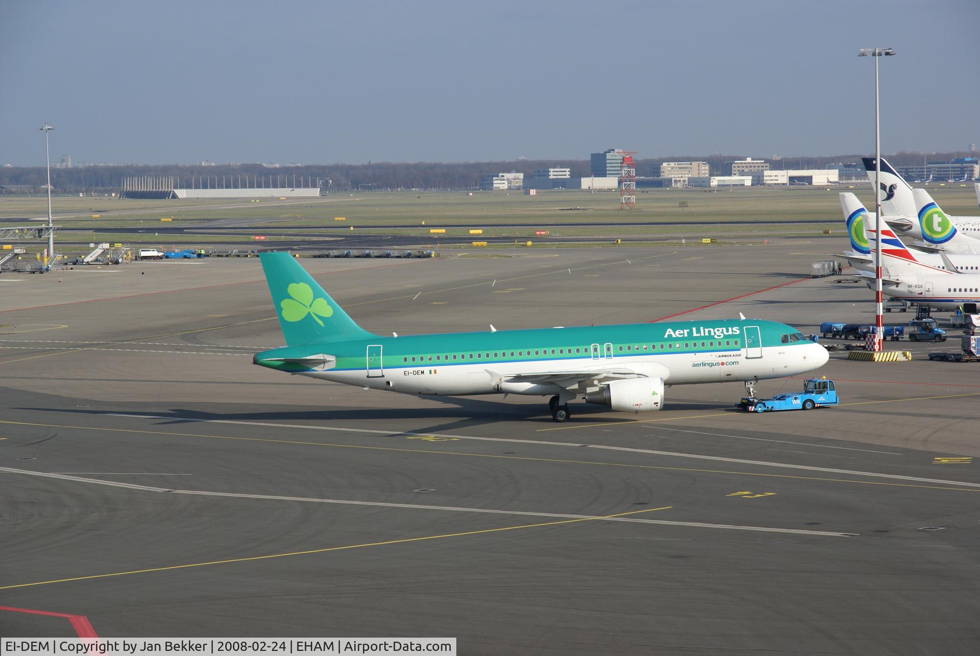 EI-DEM, 2005 Airbus A320-214 C/N 2411, Schiphol, just leaving