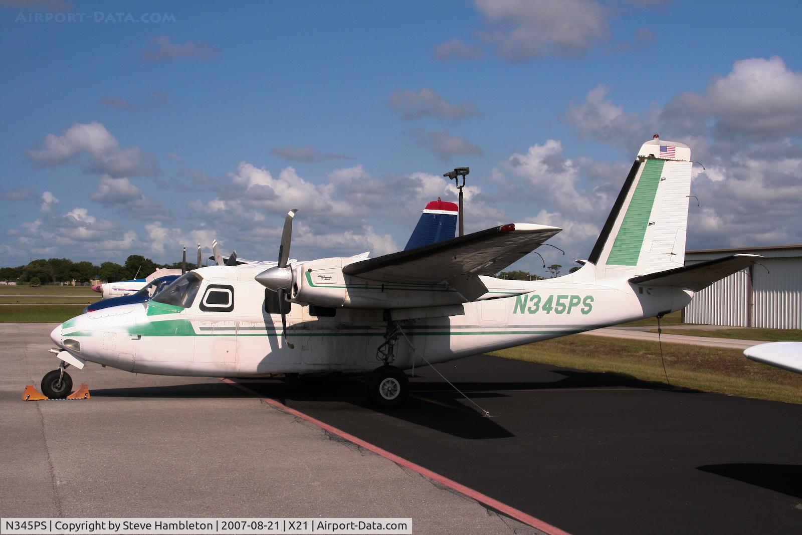 N345PS, 1963 Aero Commander 680-F C/N 1342-137, At Arthur Dunn Airpark, Titusville, FL