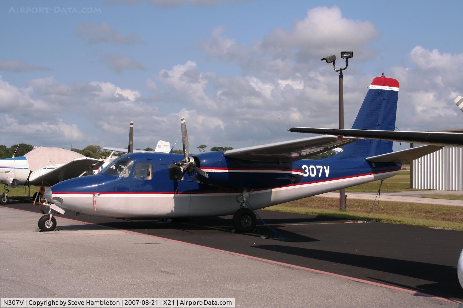 N307V, 1956 Aero Commander 680 C/N 680-347-38, At Arthur Dunn Airpark, Titusville, FL