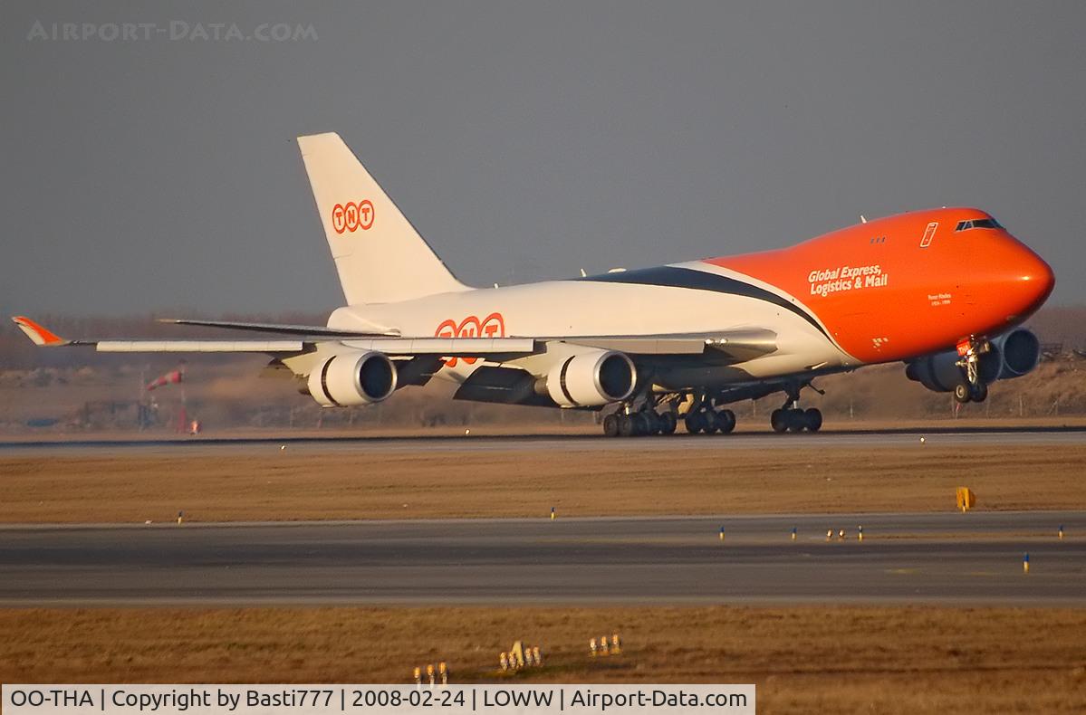 OO-THA, 2006 Boeing 747-4HAF/ER/SCD C/N 35232, Special guest in vienna