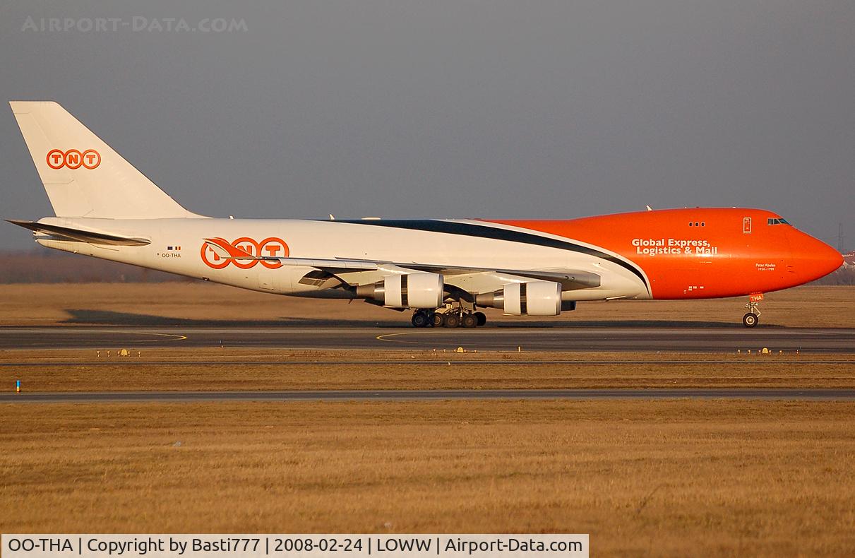 OO-THA, 2006 Boeing 747-4HAF/ER/SCD C/N 35232, Special guest in vienna