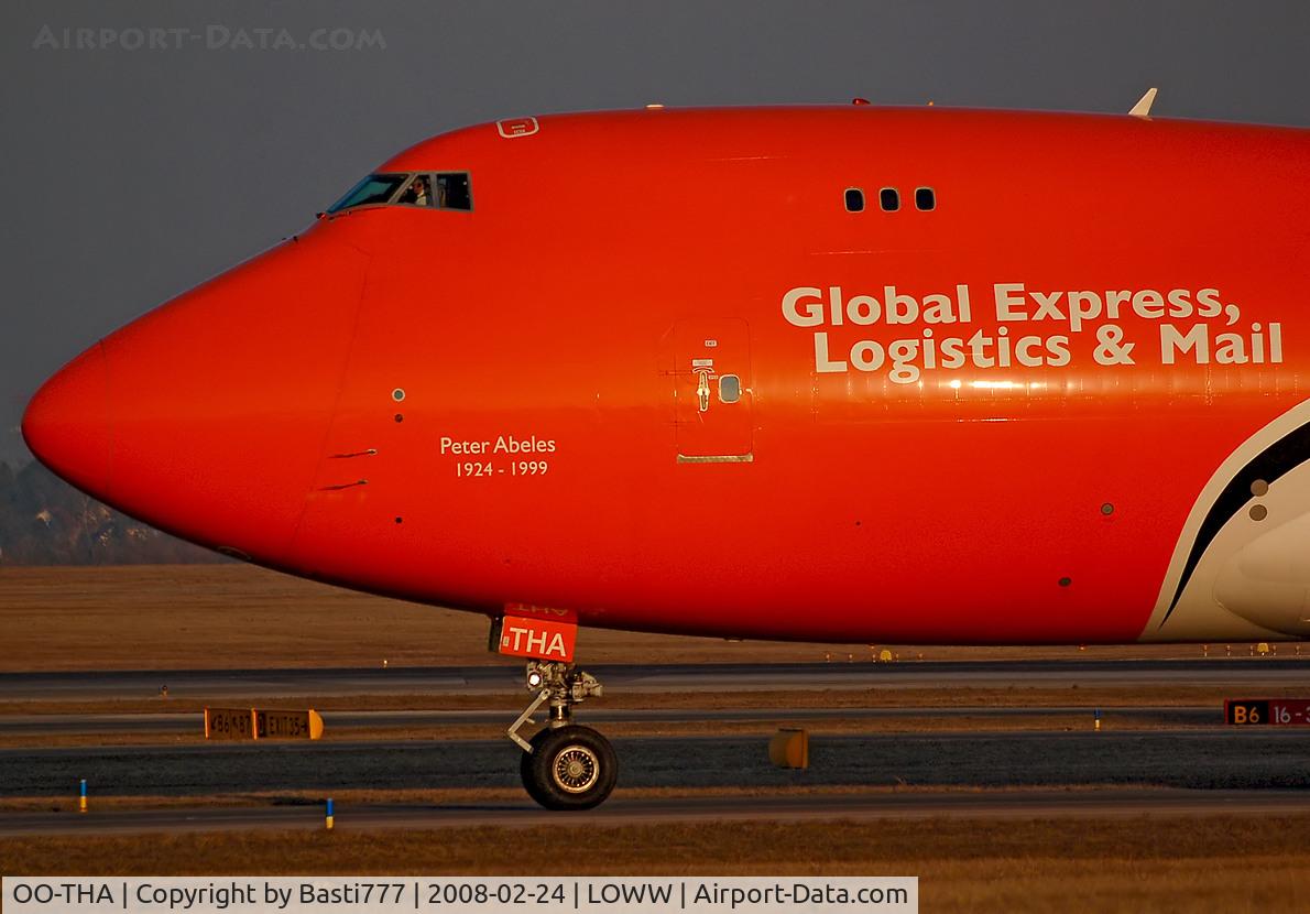 OO-THA, 2006 Boeing 747-4HAF/ER/SCD C/N 35232, Special guest in vienna