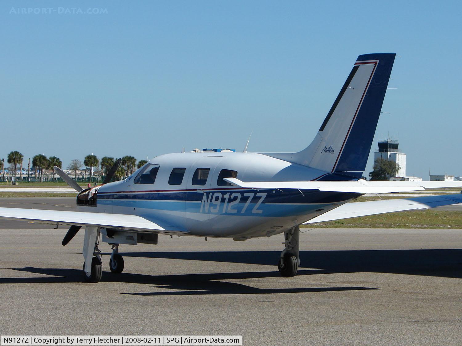 N9127Z, 1987 Piper PA-46-310P Malibu C/N 4608059, part of the GA scene at Albert Whitted airport in St.Petersburg , Florida