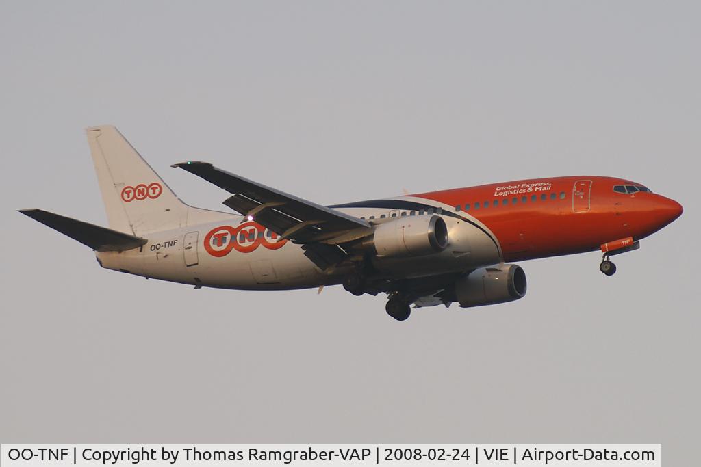 OO-TNF, 1988 Boeing 737-3Q8(QC) C/N 24131, TNT Airways Boeing 737-300