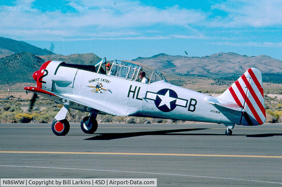 N86WW, 1956 North American SNJ-4 Texan C/N 88-12291, Reno Air Races