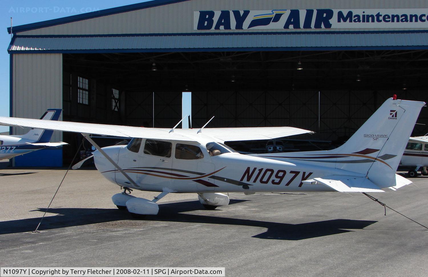 N1097Y, 2006 Cessna 172S C/N 172S10296, part of the GA scene at Albert Whitted airport in St.Petersburg , Florida