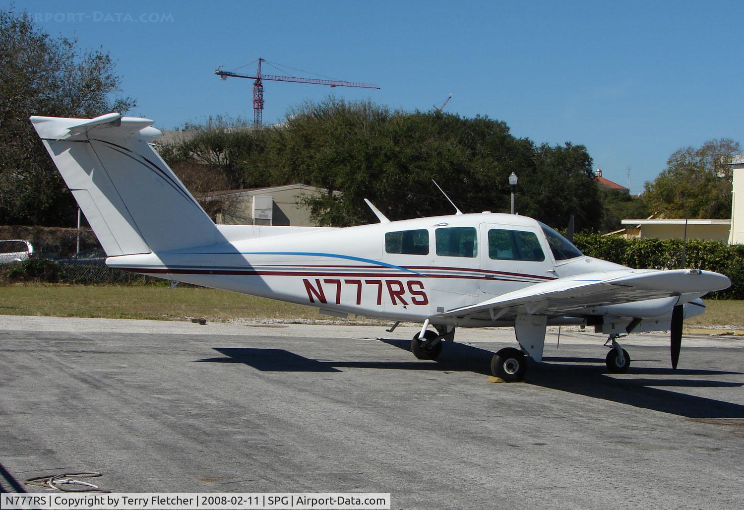 N777RS, 1978 Beech 76 Duchess C/N ME-47, part of the GA scene at Albert Whitted airport in St.Petersburg , Florida