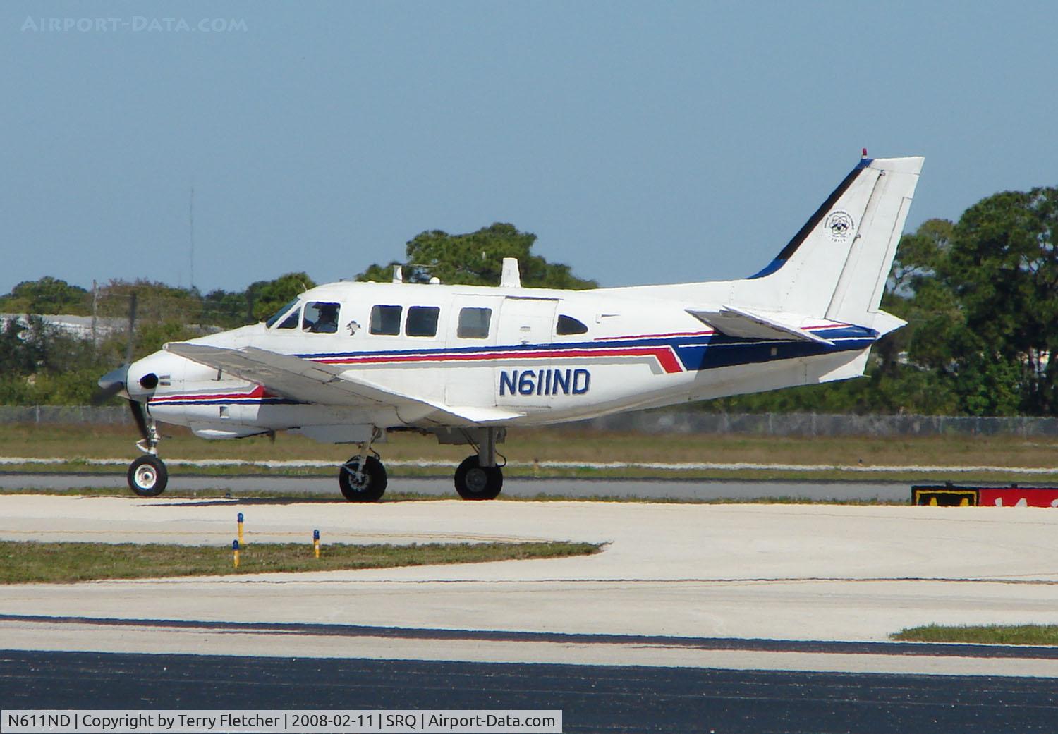 N611ND, 1968 Beech U-21A Ute C/N LM-11, Part of the busy Sarasota Bradenton GA scene