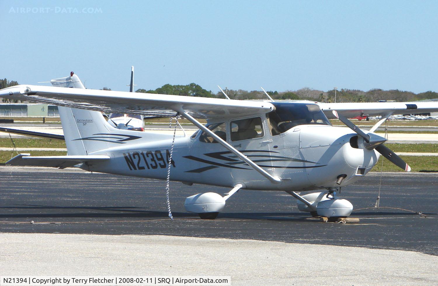 N21394, 2007 Cessna 172S C/N 172S10449, Part of the busy Sarasota Bradenton GA scene
