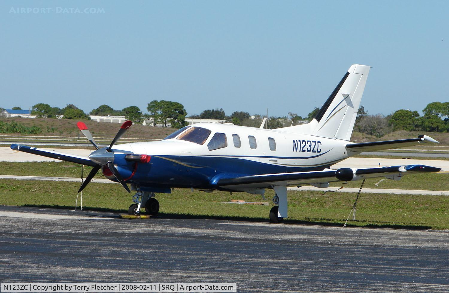 N123ZC, 2002 Socata TBM-700 C/N 229, Part of the busy Sarasota Bradenton GA scene