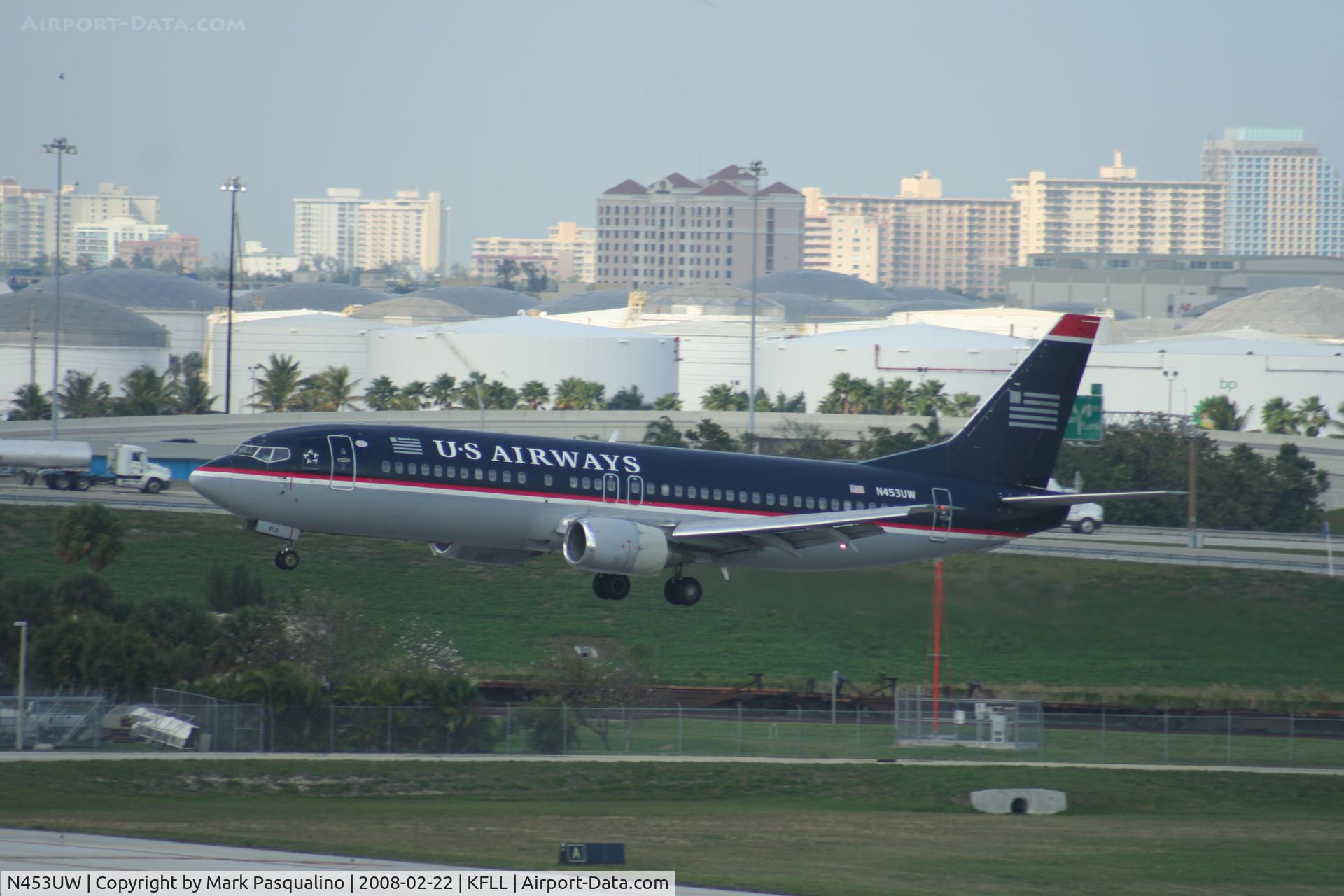 N453UW, 1991 Boeing 737-4B7 C/N 24980, Boeing 737-400