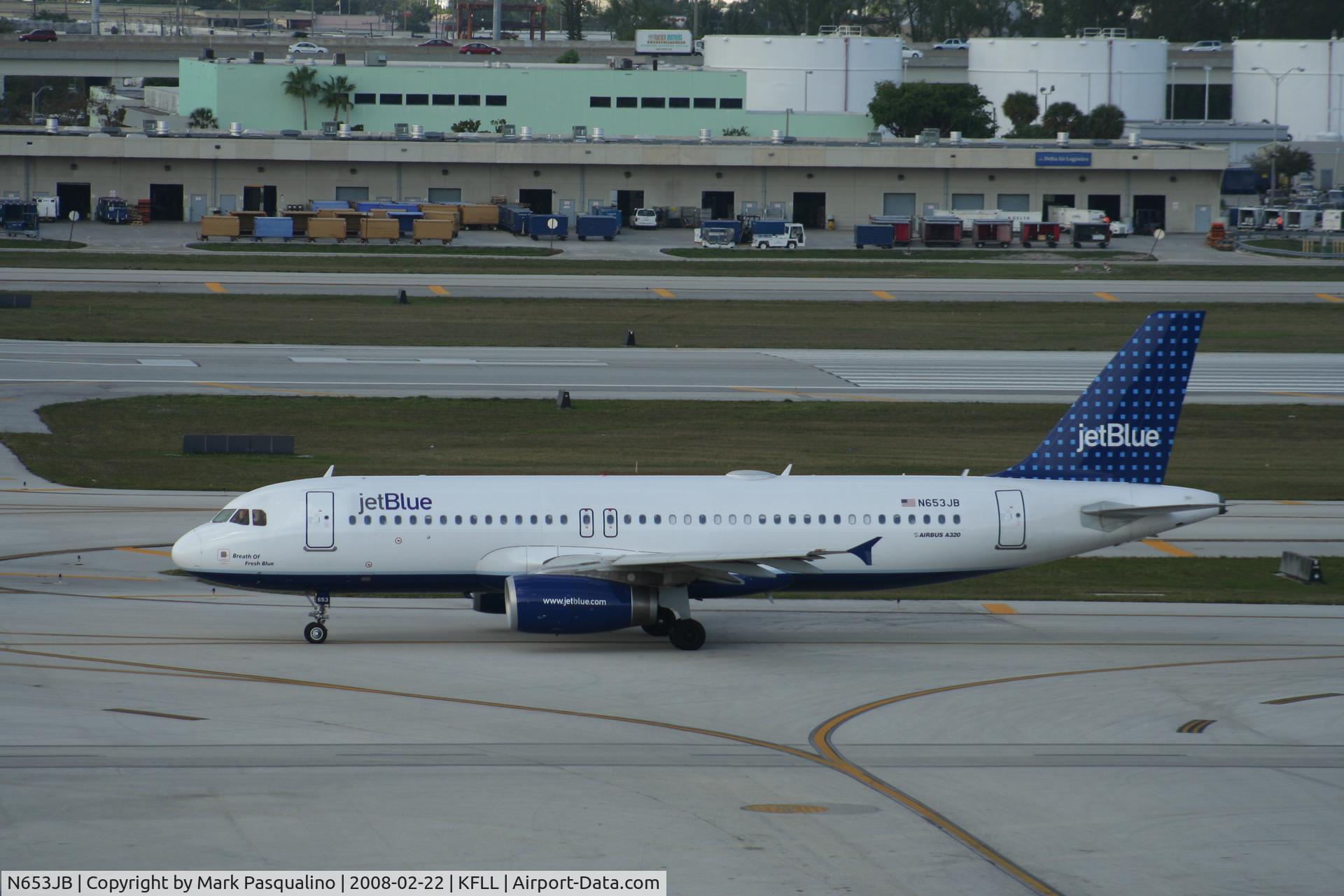 N653JB, 2007 Airbus A320-232 C/N 3039, Airbus A320