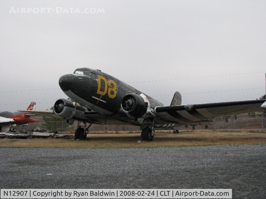 N12907, 1945 Douglas C-47B Skytrain C/N 27187, Photo taken @ Carolinas Aviation Museum