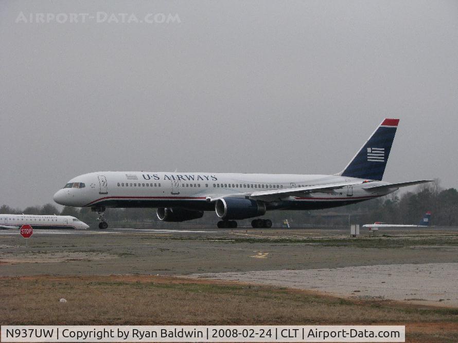 N937UW, 1994 Boeing 757-2B7 C/N 27245, Photo taken from Carolinas Aviation Museum tarmac