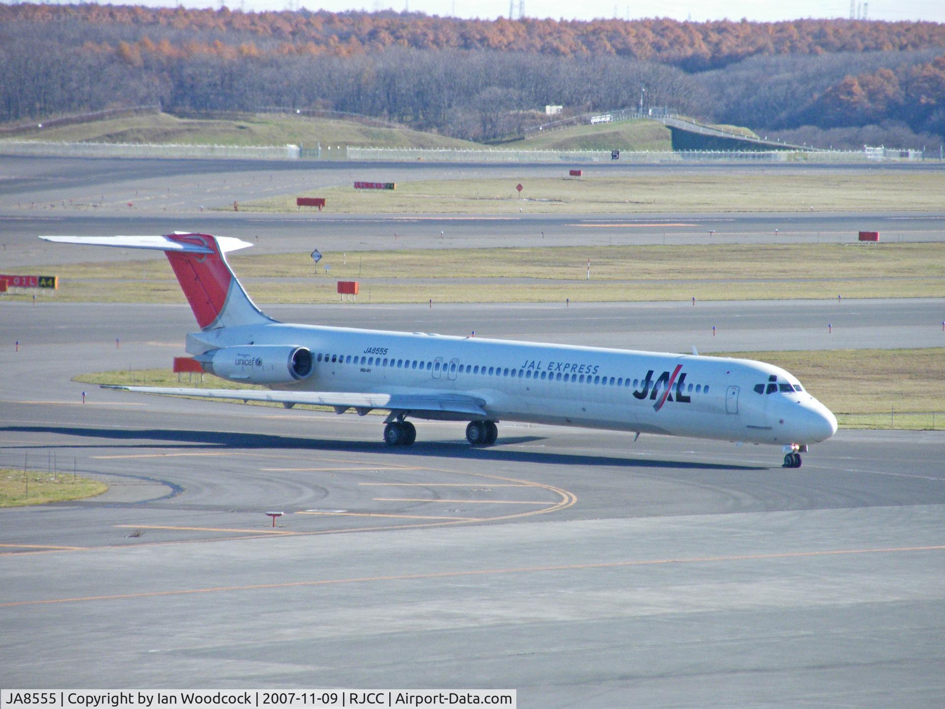 JA8555, 1993 McDonnell Douglas MD-81 (DC-9-81) C/N 53300, MD81/JAL/Chitose