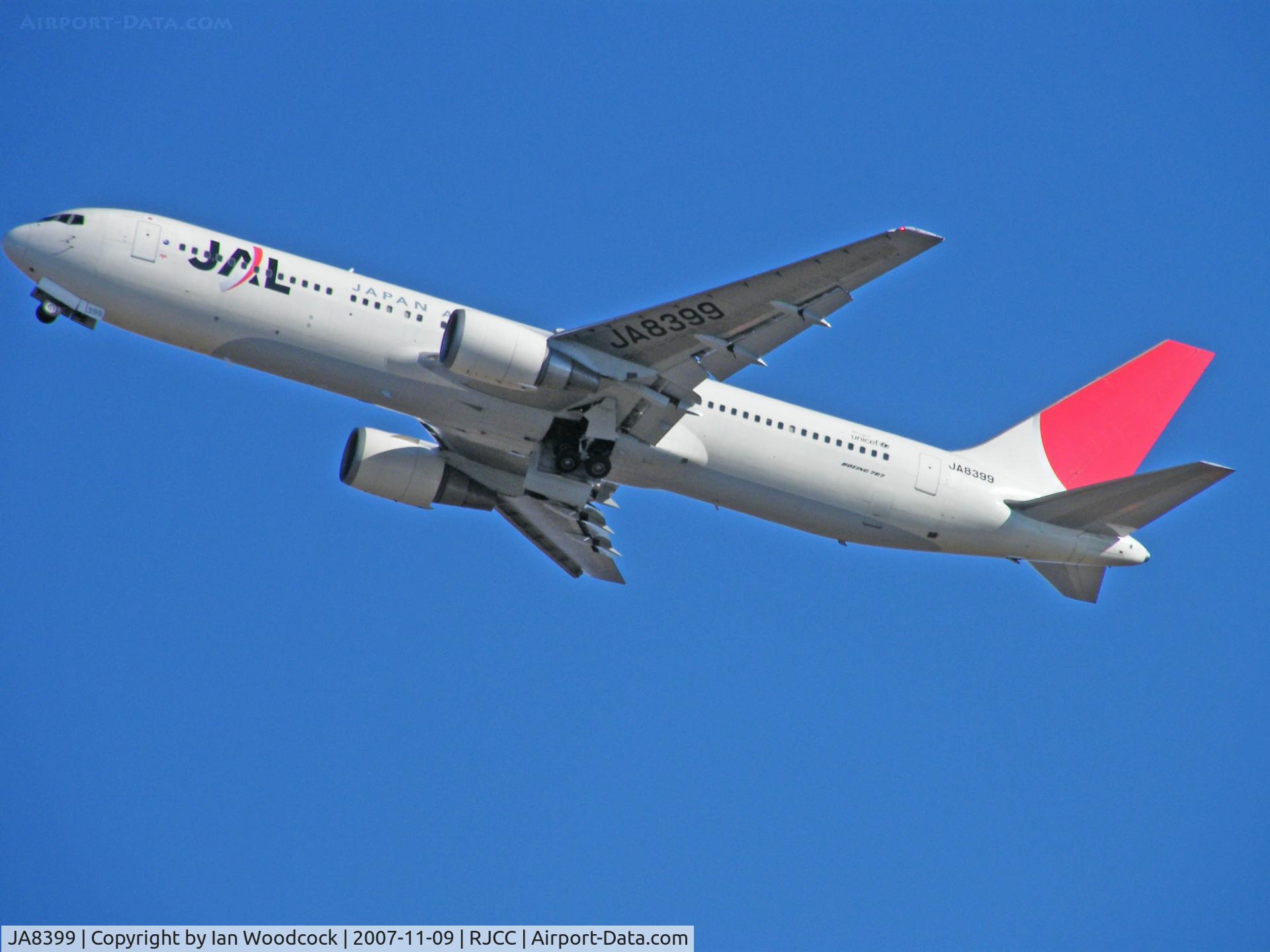 JA8399, 1994 Boeing 767-346 C/N 27313, Boeing 767-346/JAL/Chitose