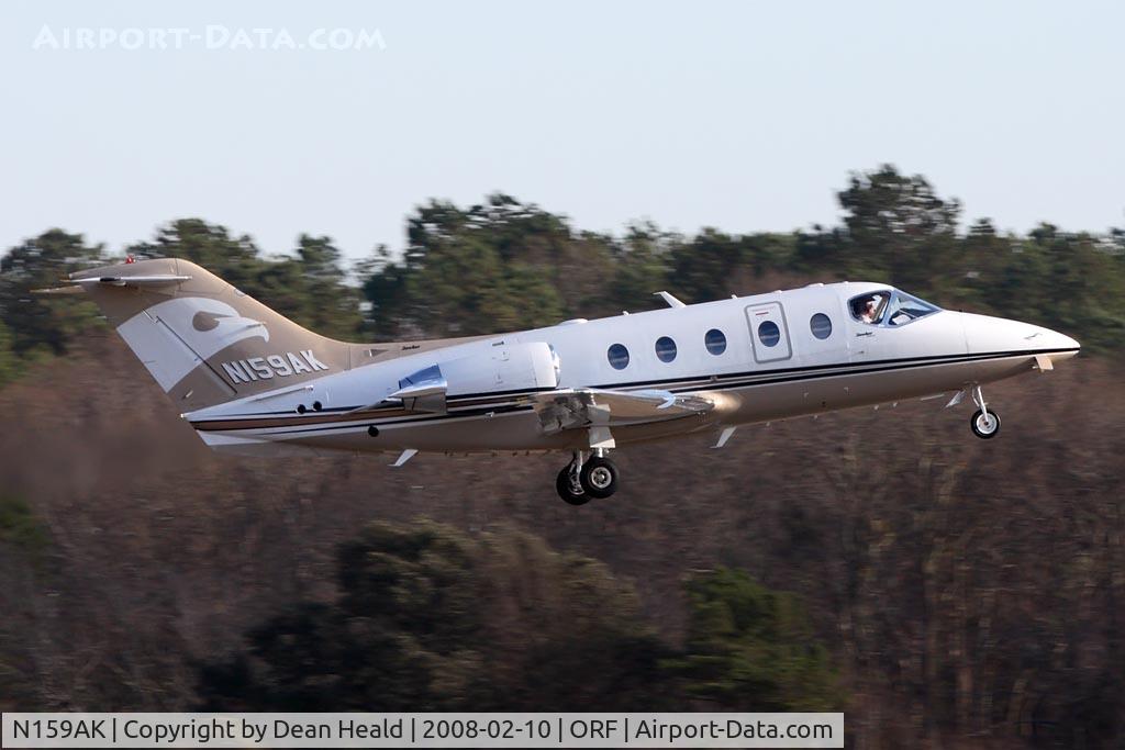 N159AK, 2006 Raytheon Beechjet 400A C/N RK-439, 400A Holdings LLC Raytheon 400A Beechjet N159AK climbing out from RWY 23.