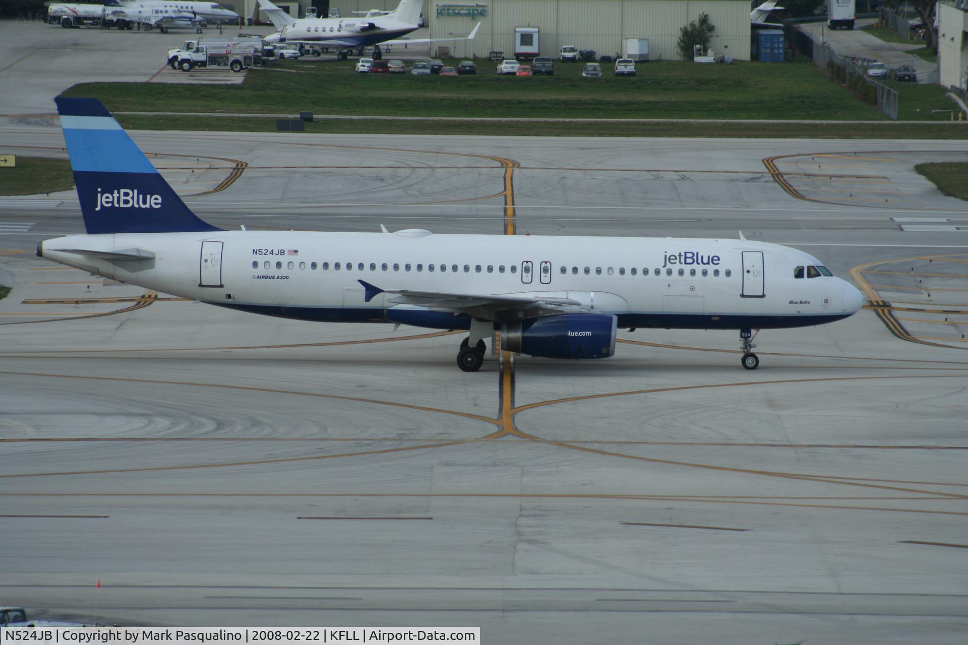 N524JB, 2001 Airbus A320-232 C/N 1528, Airbus A320