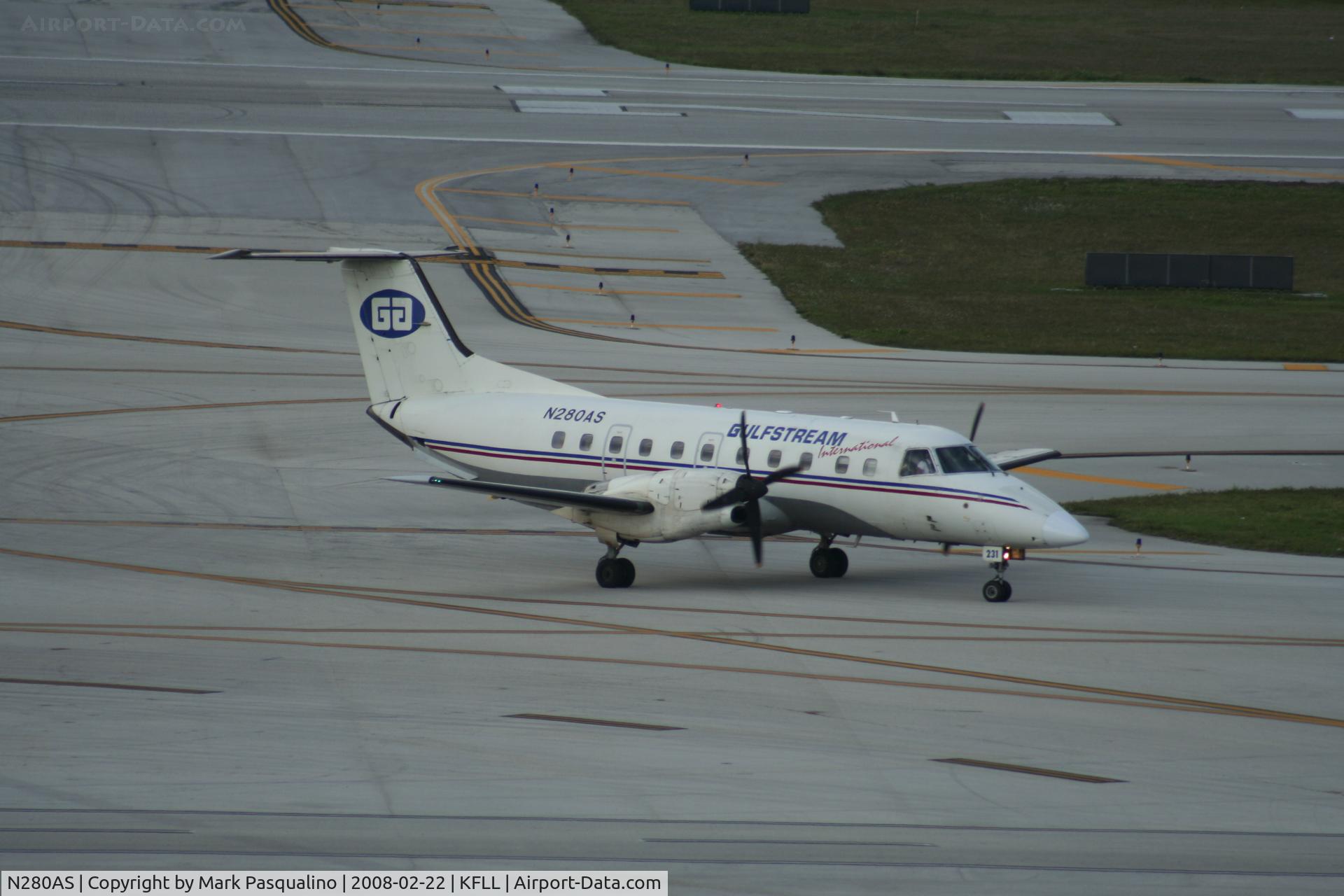 N280AS, 1991 Embraer EMB-120ER Brasilia C/N 120231, EMB-120ER