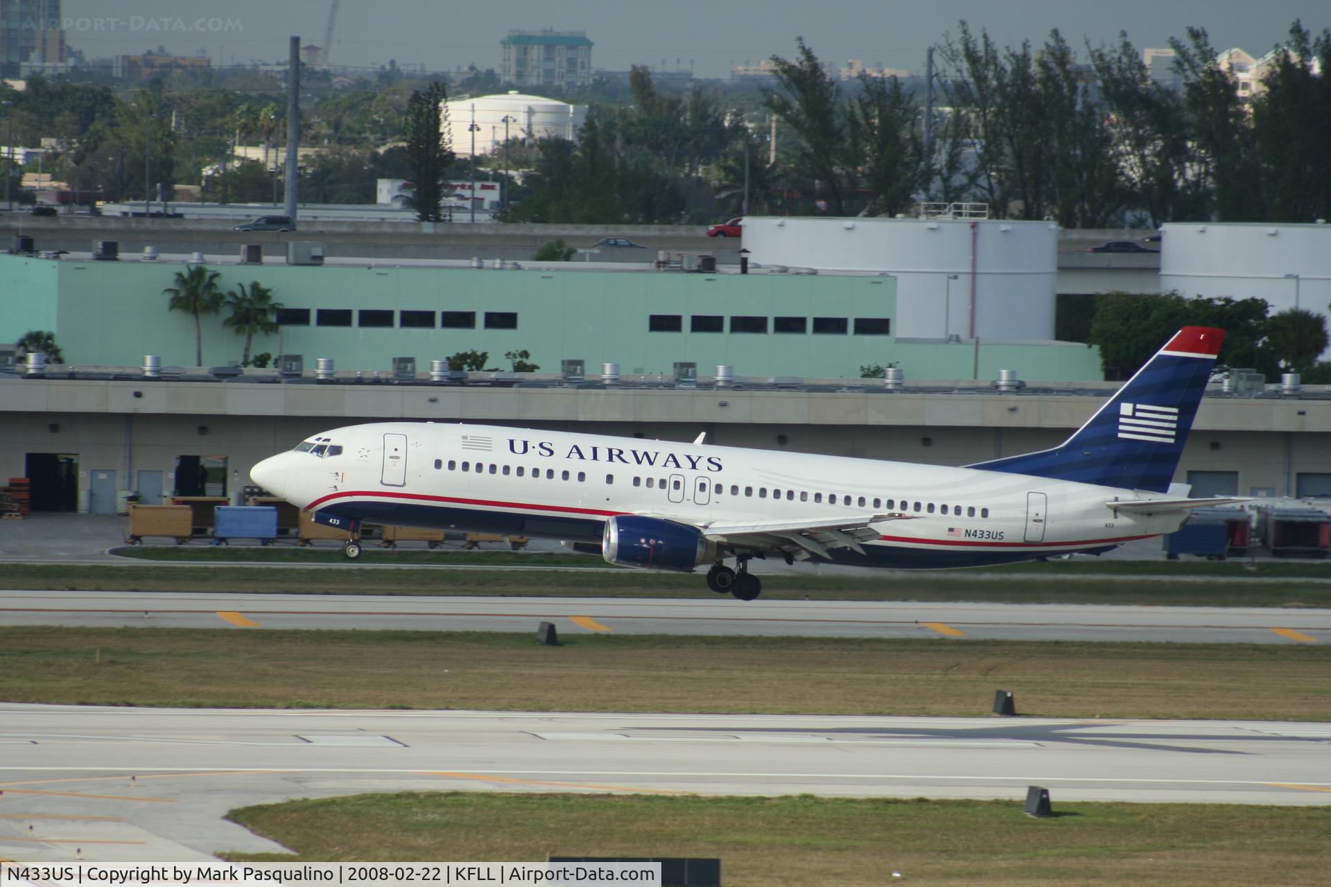 N433US, 1990 Boeing 737-4B7 C/N 24555, Boeing 737-400